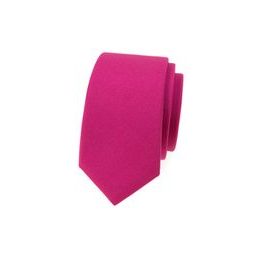 Fuchsia schmale Krawatte