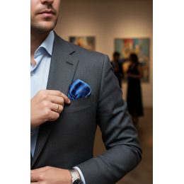 Selyem díszzsebkendő lóval