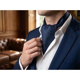 Ascot bej deschis din mătase cu model paisley