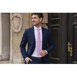 Matt Krawatte in lila Farbe