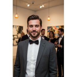 Pánsky motýlik PREMIUM zeleno biela kocka bavlnený