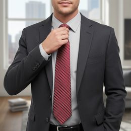 Cravata roz pudrat cu model Paisley