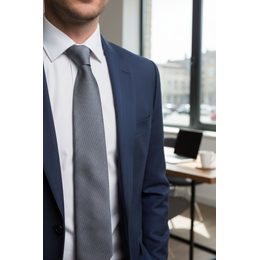 Lange Krawatte in Burgunderrot