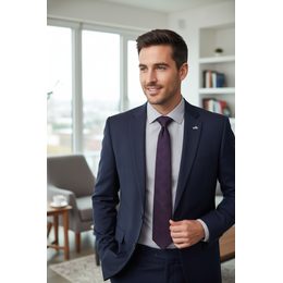 Férfi nyakkendő kék téma