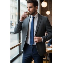 Graue strukturierte Krawatte