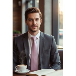 Szürke-sárga csíkos nyakkendő