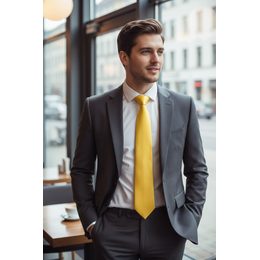 Hellblaue Krawatte mit Blumenmuster