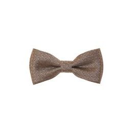 Fliege mit Einstecktuch in Beige