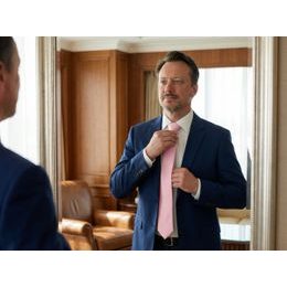 Korallrózsaszín férfi nyakkendő