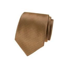 Krawatte in Beige mit Oberflächenstruktur