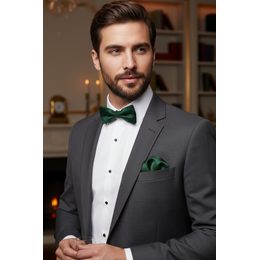 Biely motýlik s vreckovkou a lesklými prúžkami