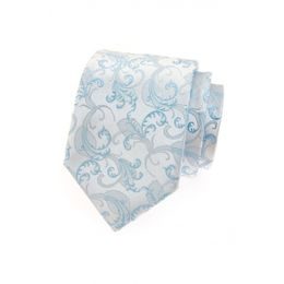 Pánska kravata modrý motív
