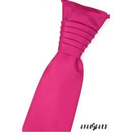 Cravată de mireasă fucsia fină