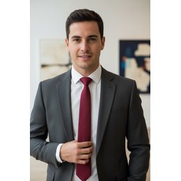 Korallenrosa Herrenkrawatte