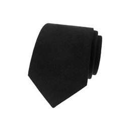 Schwarze Leinenkrawatte