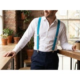 Червени еластични тиранти с щипки