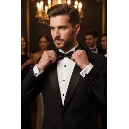 Csokornyakkendő piros