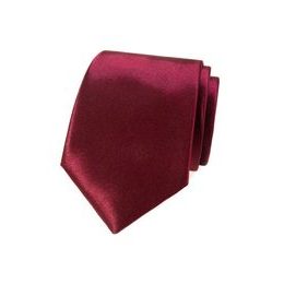 Cravată bărbătească într-o singură culoare, visiniu