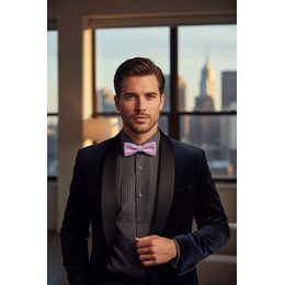 Muszka łosoś-beżowa bawełna