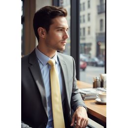 Krawat w paski bordowo-szare