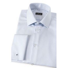 Világoskék slim-fit pamuting