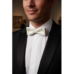 Pánský motýlek PREMIUM bavlněný Modrá s kníry