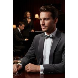 Zelenkavý motýlek s kapesníčkem