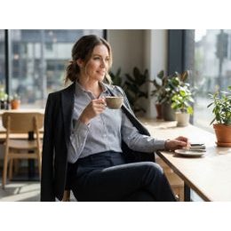 Biela dámska košeľa na manžetové gombíky