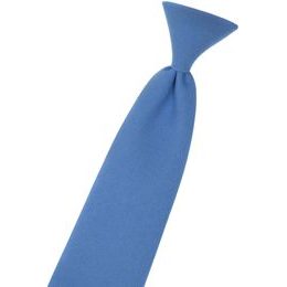 Krawat chłopięcy niebieski 31 cm