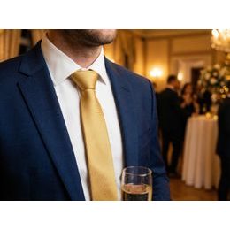 Cravată netedă roz pentru bărbați