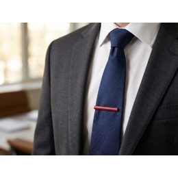 Ac de cravată argintiu minimalist