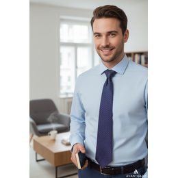 Férfi nyakkendő kék téma