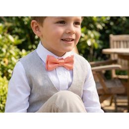 Mini luxus csokornyakkendő - Krémszín