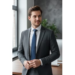 Korallenrosa Herrenkrawatte