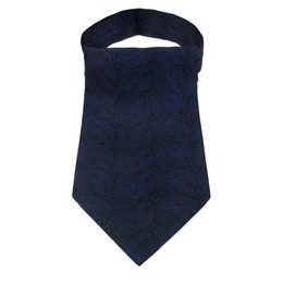 Ascot bleumarin din mătase cu model paisley