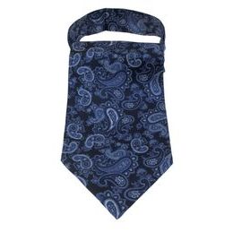 Cravată albastră Askot cu model paisley