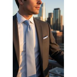 Cravată bărbătească turcoaz mat