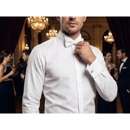 Pánská košile SLIM krytá léga, MK Bílá