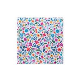 Einstecktuch mit bunten Blumen