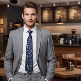 Зелена вратовръзка с груба текстура