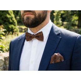 Pánsky bavlnený motýlik Royal Tartan Red