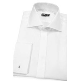 Herren Hemd SLIM verdeckte Knopfleiste 100% Baumwolle