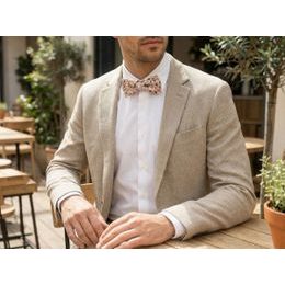 Bavlnený kockovaný motýlik zelená s červenou