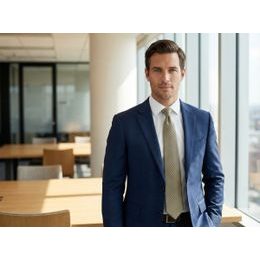 Ivory сатенена мъжка вратовръзка