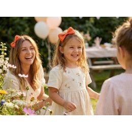 Podwójna muszka dla chłopców MINI w czerwonym połysku