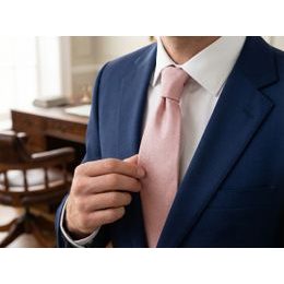 Матова мъжка вратовръзка в цвят бордо