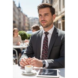 Korallenrosa Herrenkrawatte