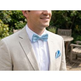 Papion Ceremoni alb cu dungă