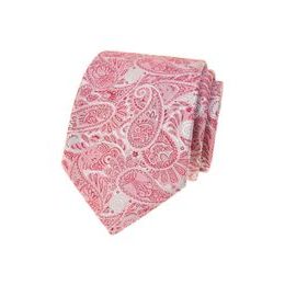 Розова вратовръзка с орнаментен мотив