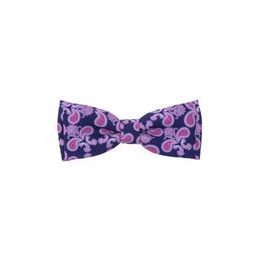 Papion albastru violet cu motiv paisley